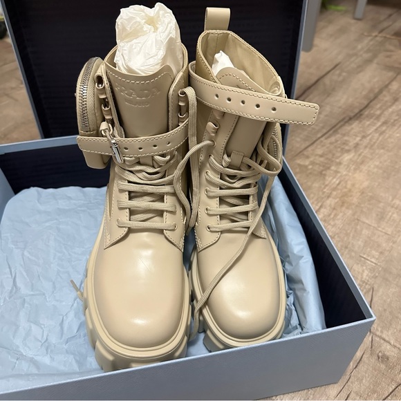 Prada Leather and Nylon Monolith bootie - Picture 7 of 13